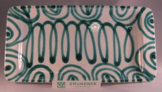 Gmundner Keramik-Platte/Stollen glatt 32